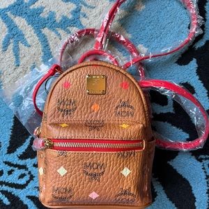 MCM Bebe Boo stark mini backpack.